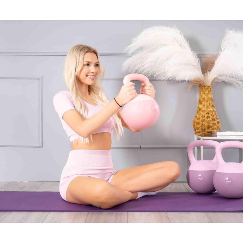 Kettlebell hantla do ćwiczeń fitness odważnik kulowy ciężar do treningu DrFit