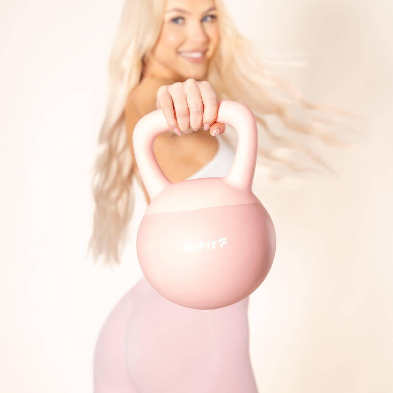 Kettlebell hantla do ćwiczeń fitness odważnik kulowy ciężar do treningu DrFit 2/7