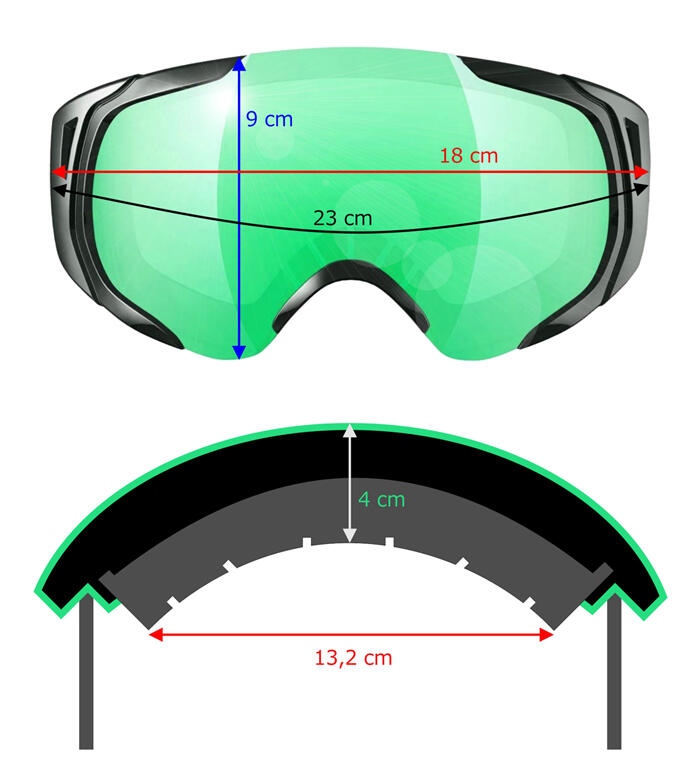 Gogle narciarskie dla dorosłych Ice-Q Val Gardena-1