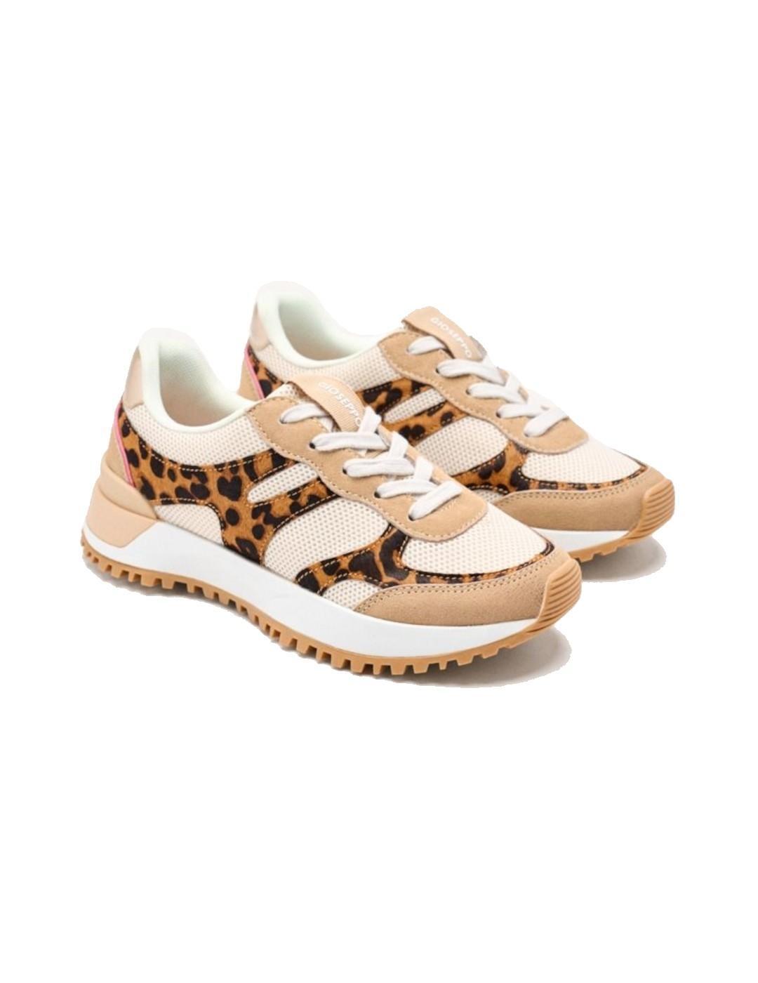 Sapatilhas femininas Gioseppo Madbury Marron. 2/4