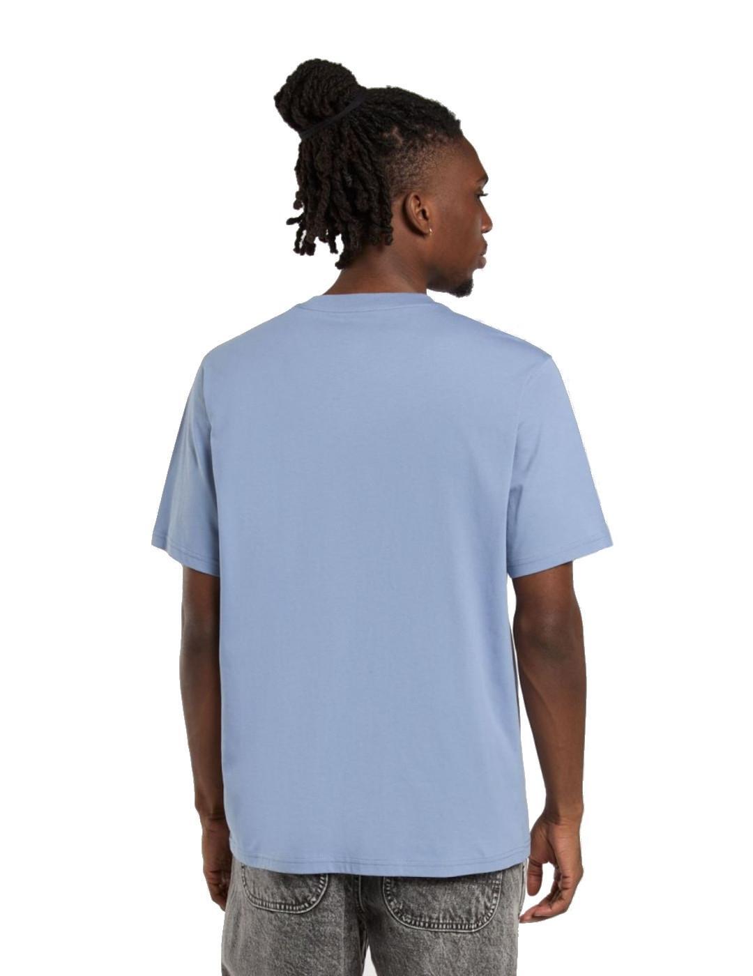 Camiseta para Hombre Dickies Mapleton Azul 3/5