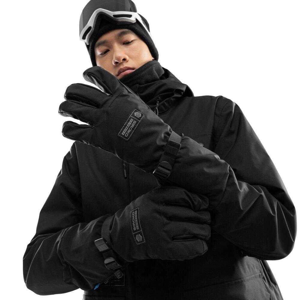 Guantes térmicos impermeables esquí y snowboard esquí y nieve Hombre y Mujer 4/6