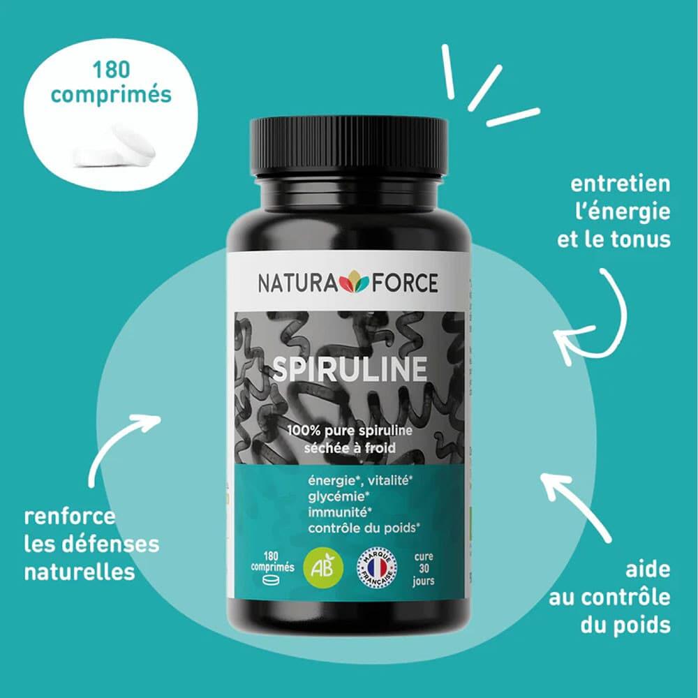 Spirulina - Spirulina 500mg (180 Cápsulas) 2/4