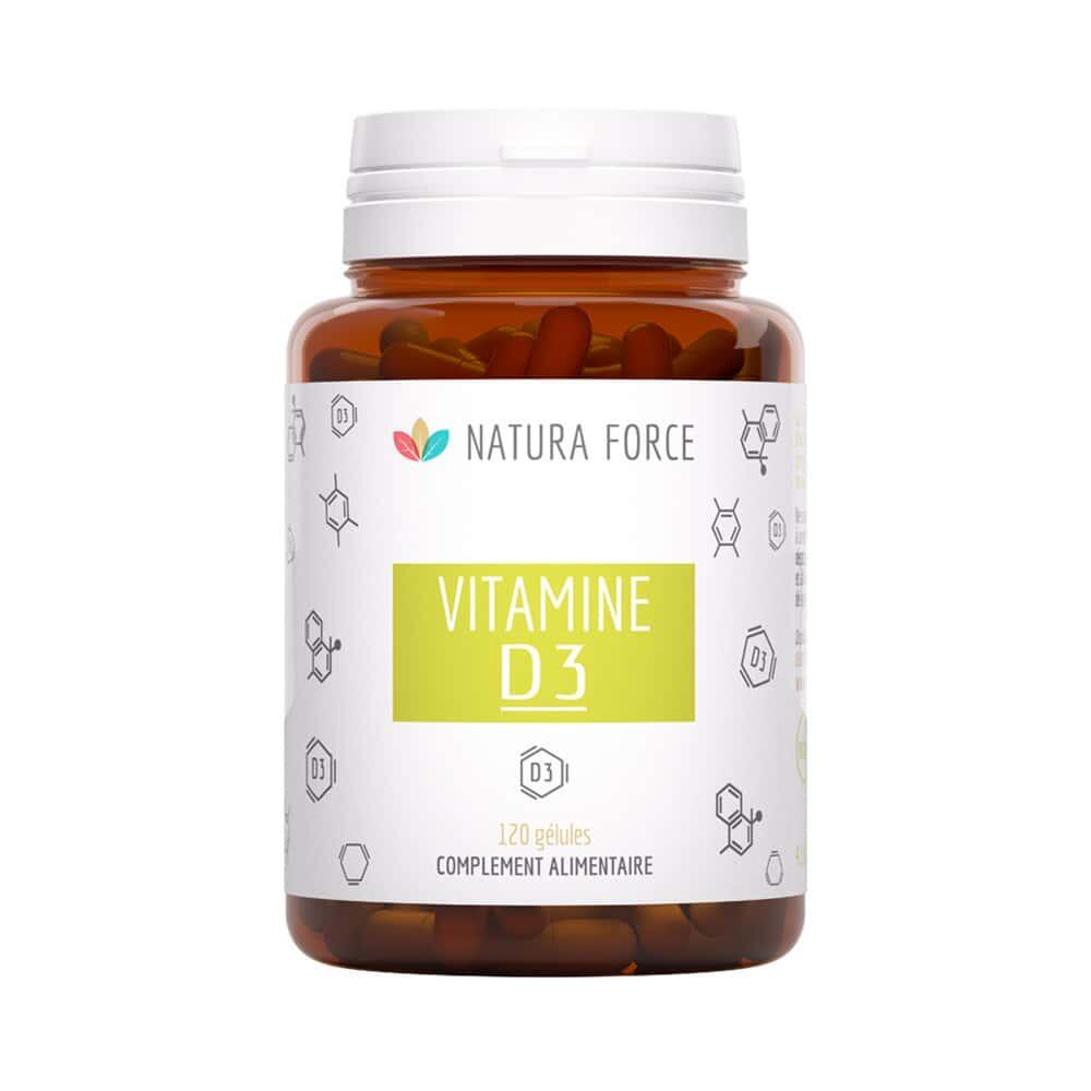 NATURA FORCE Vitamine D - Vitamine D3 (120caps)