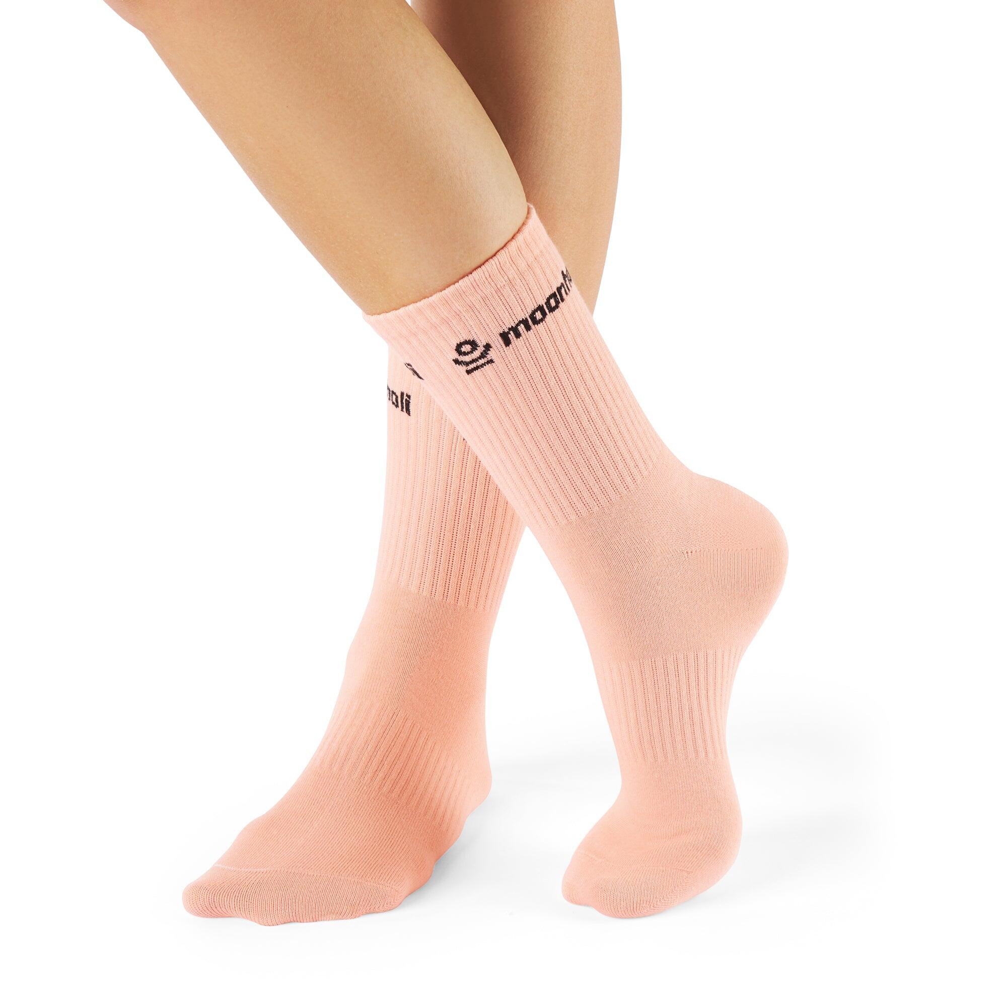 Skarpetki do jogi Moonholi Ideal Grip z naturalnej bawełny