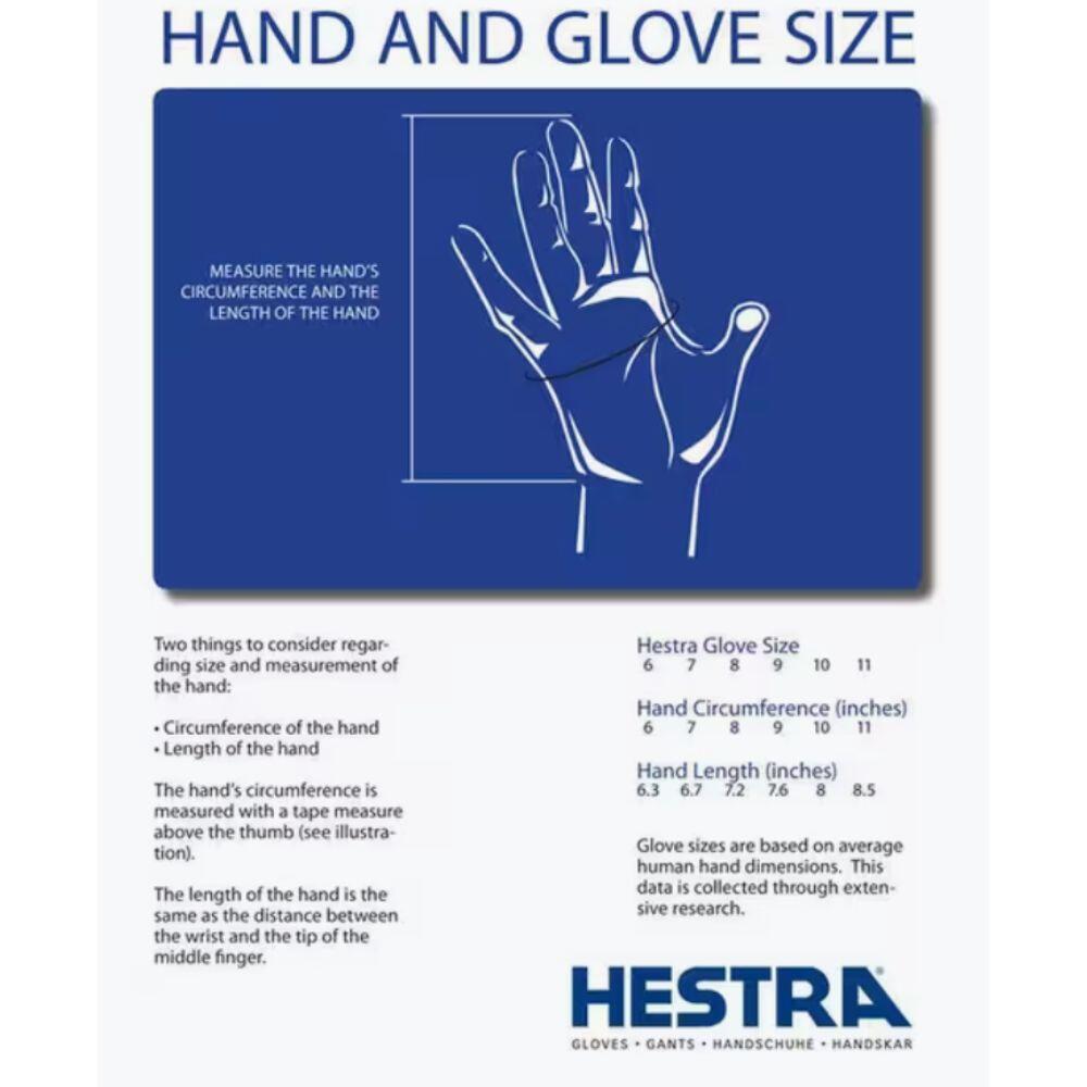 Hestra Army Leather Heli Ski Gloves - Black (Adult) 5/5