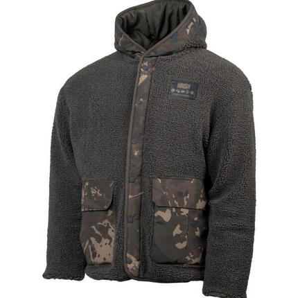 Nash Zero Tolerance Sherpa Fleece Hoody Herren (Braun/Camouflage) Größe 2XL