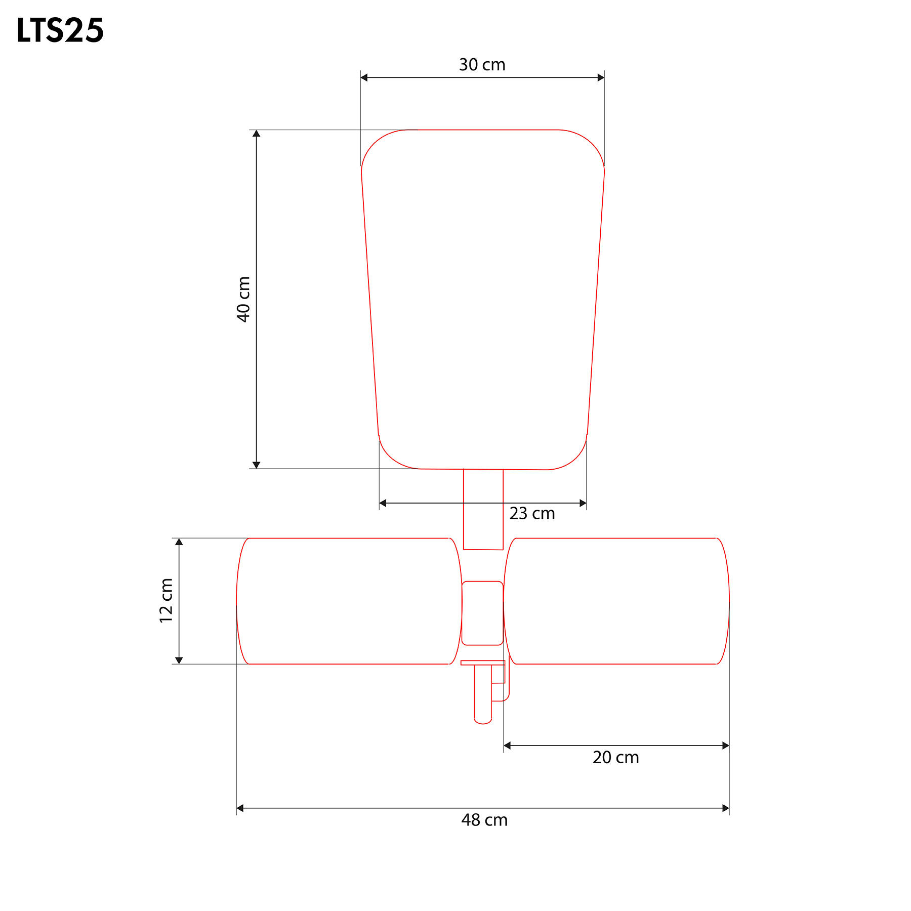 Siège d'entraînement avec verrouillage de la cuisse LAT-SITZ LTS25 HMS 4/7
