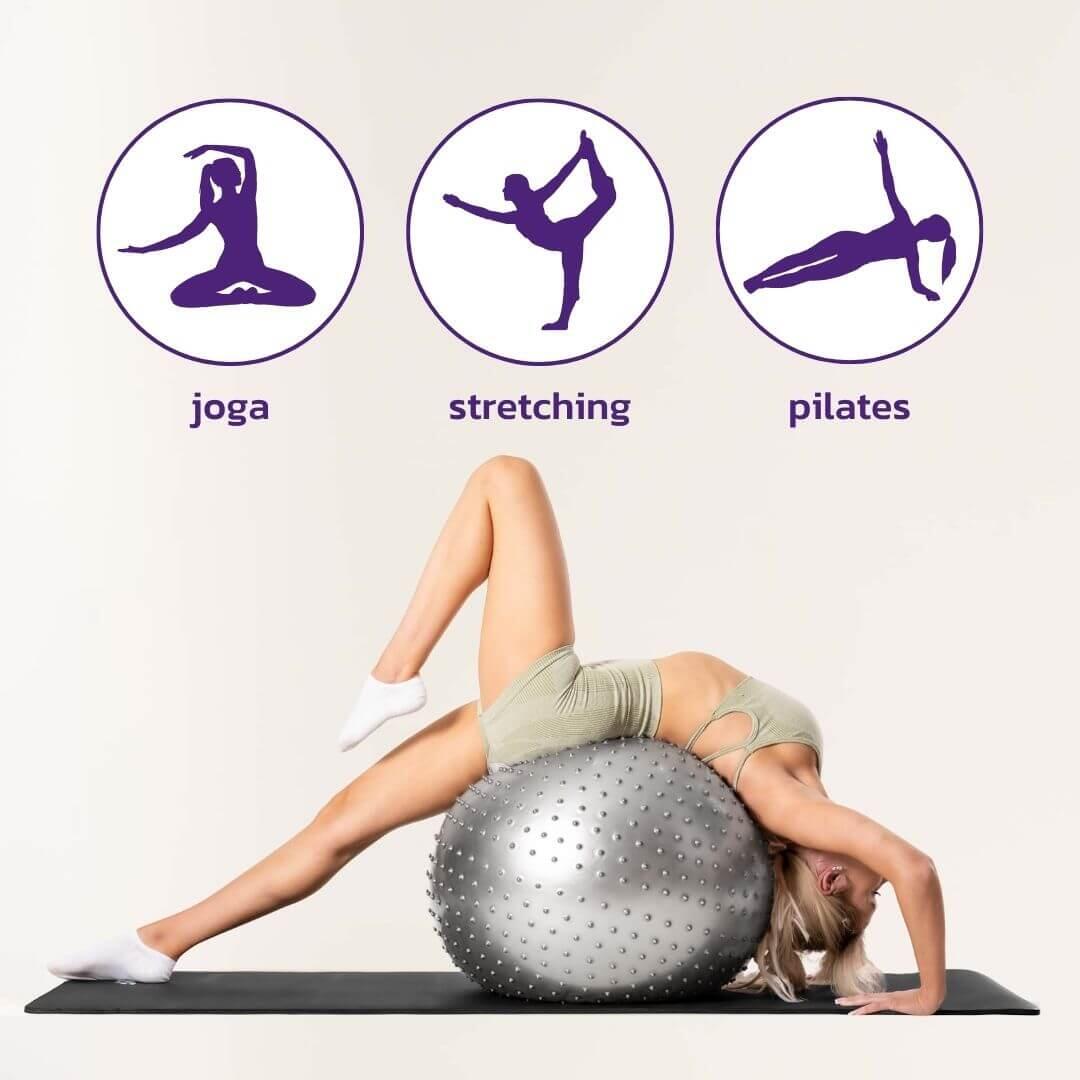Unisex Fitness Piłka Gimnastyczna Gym Ball Sensoryczna 65 cm DrFit 3/7