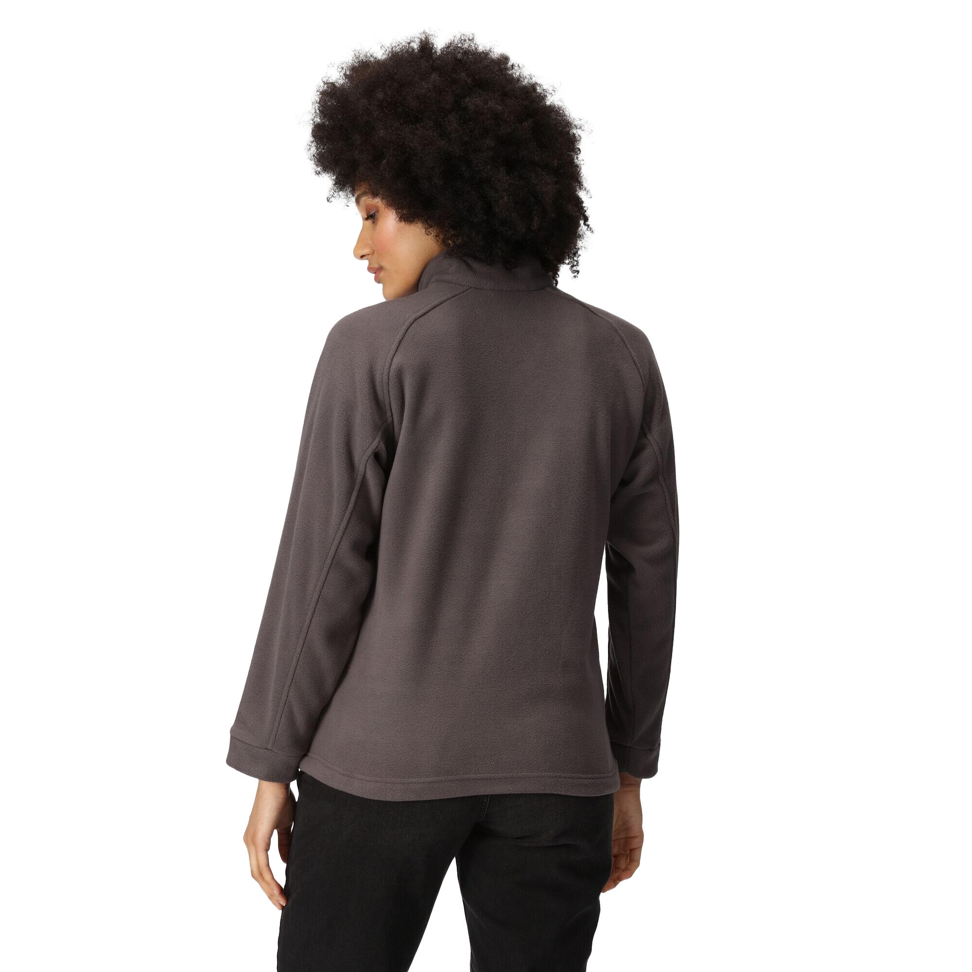 Giacca In Pile Donna Regatta Thor III Interactive Grigio Foca 3/5