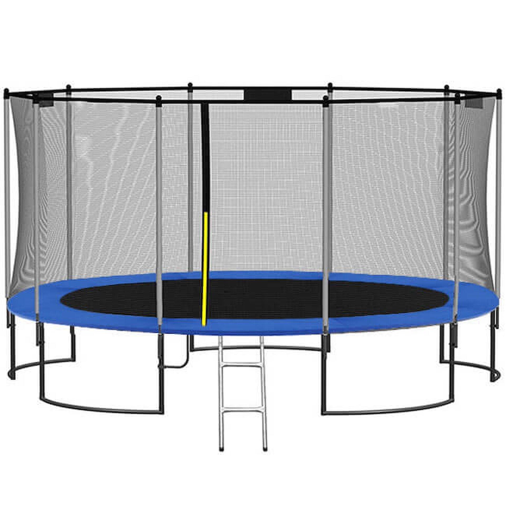 Siatka do trampoliny zewnętrzna z osłoną na sprężyny 305 cm Springos 10 FT 4/7