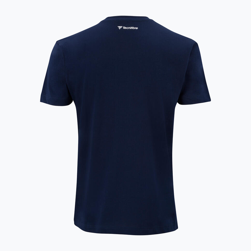 Koszulka tenisowa dziecięca Tecnifibre Team Cotton Tee