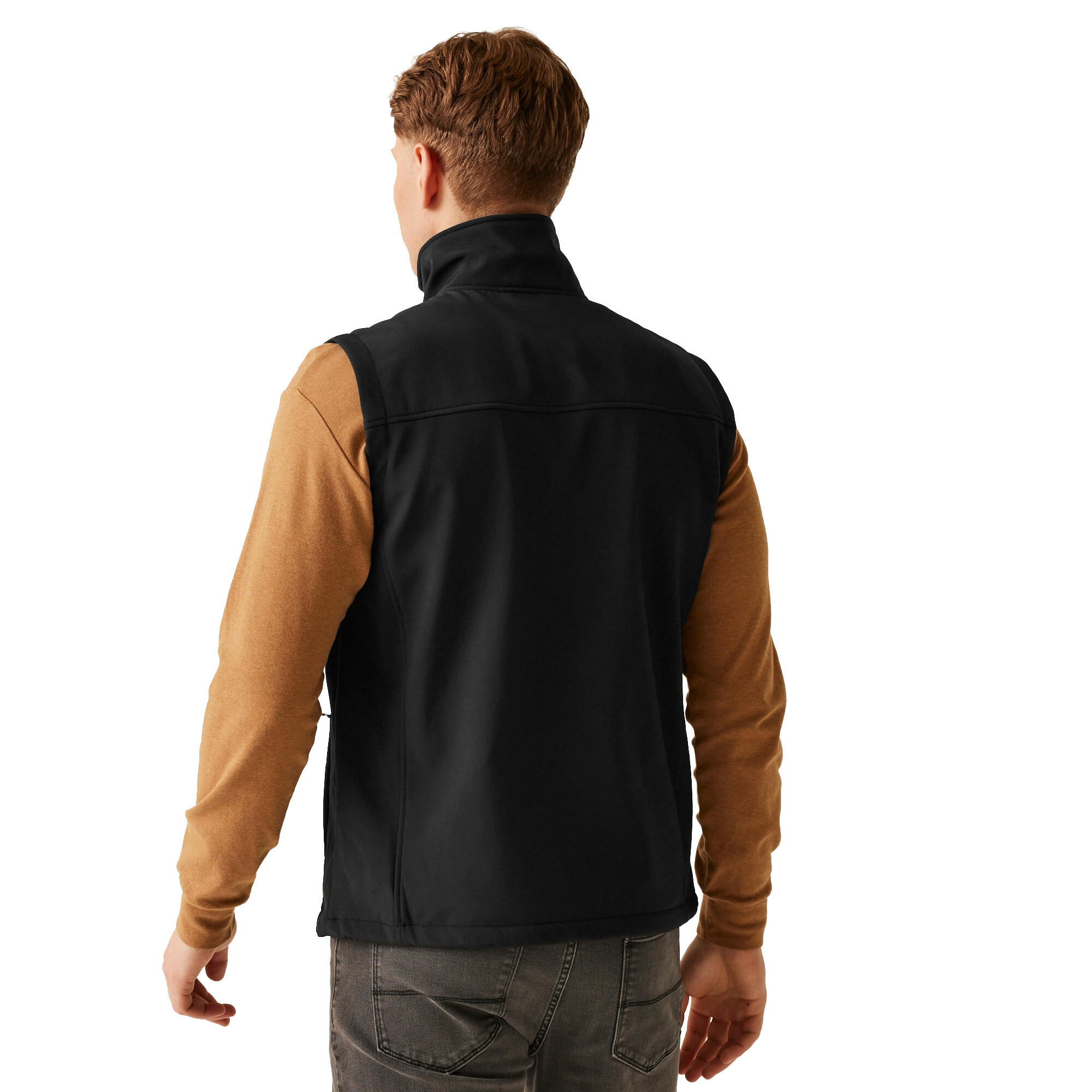 "Flux" Weste Softshell für Herren Schwarz 3/5