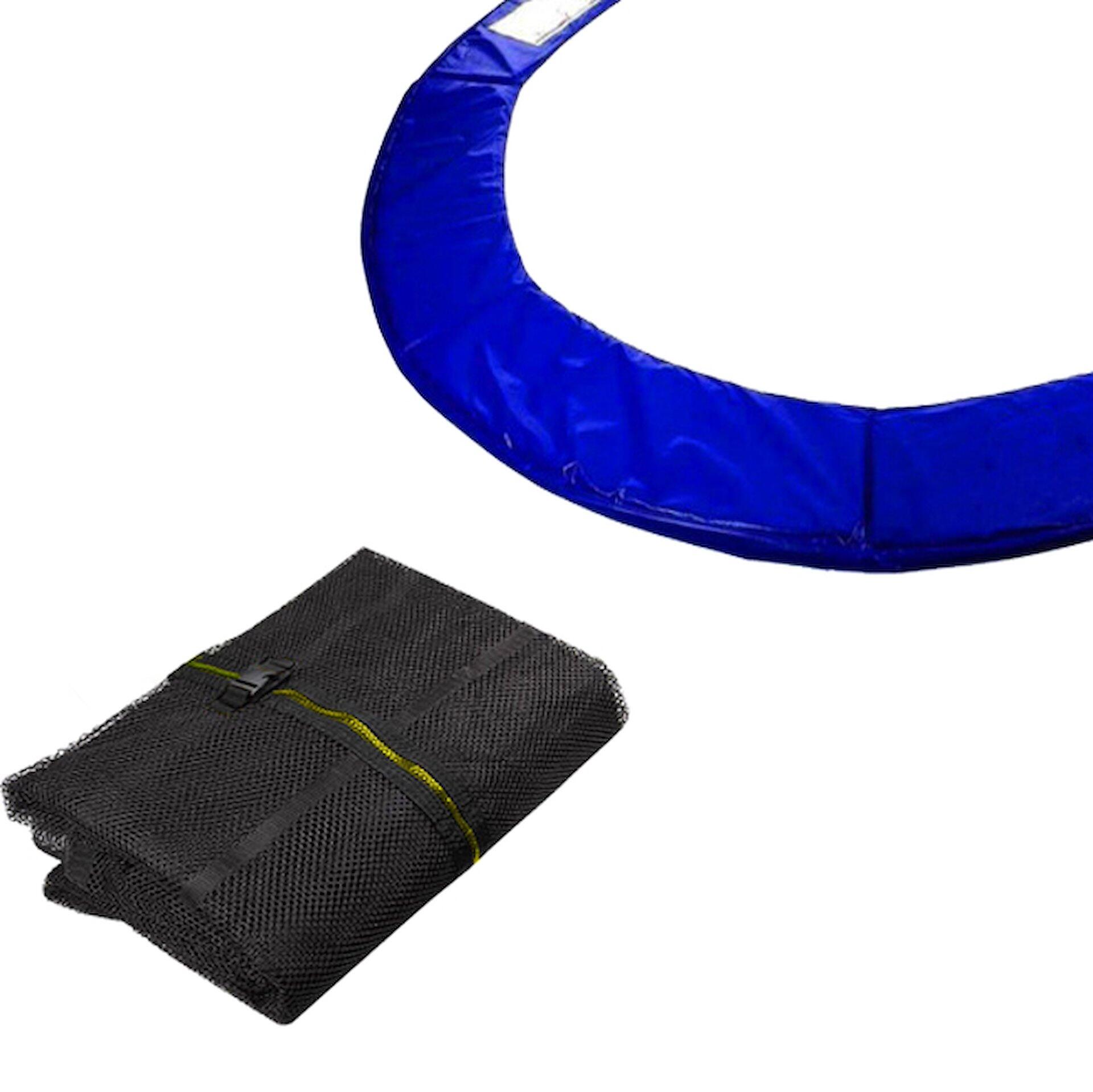 Siatka do trampoliny zewnetrzna z osłoną na sprężyny 305 cm Springos 10 FT 1/7