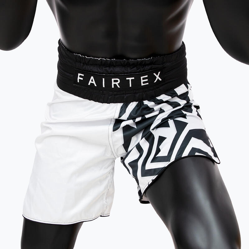 Pantaloni scurți de box Fairtex Boxing BT2003 „Monochrome”.