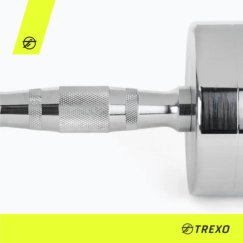 Hantle chromowane TREXO 2x7 kg
