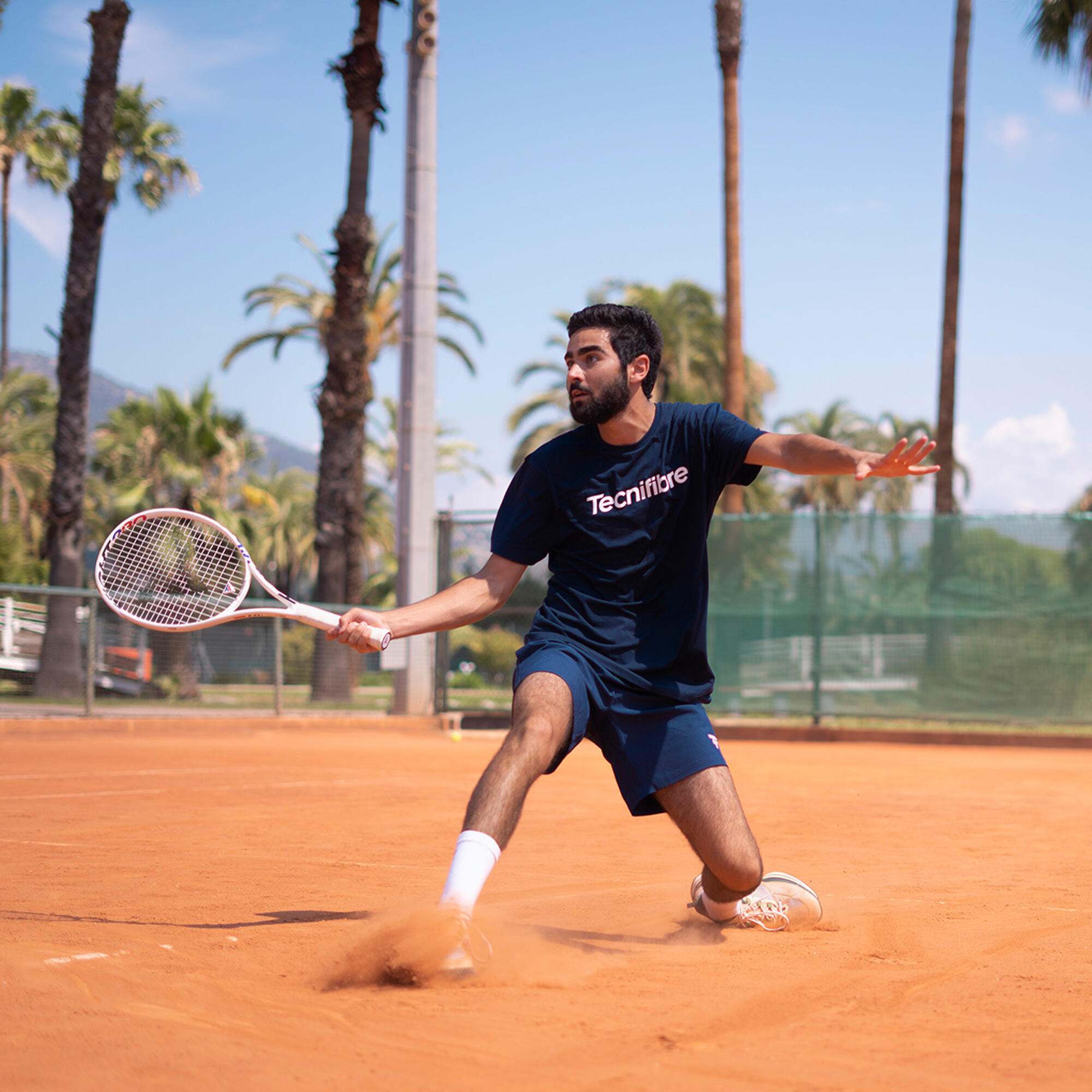 Férfi póló Tecnifibre Team Cotton Tee 5/6