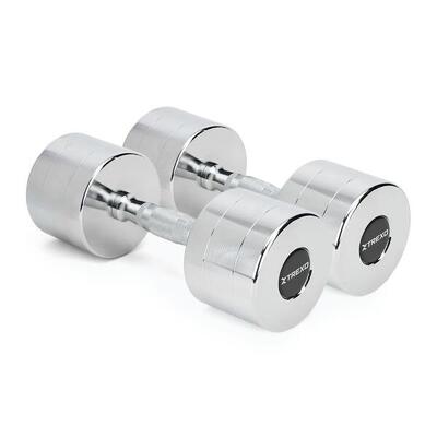 Hantle chromowane TREXO 2x6 kg