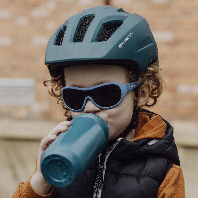 Kask rowerowy dziecięcy z lampką LED Force Zebu 6/7