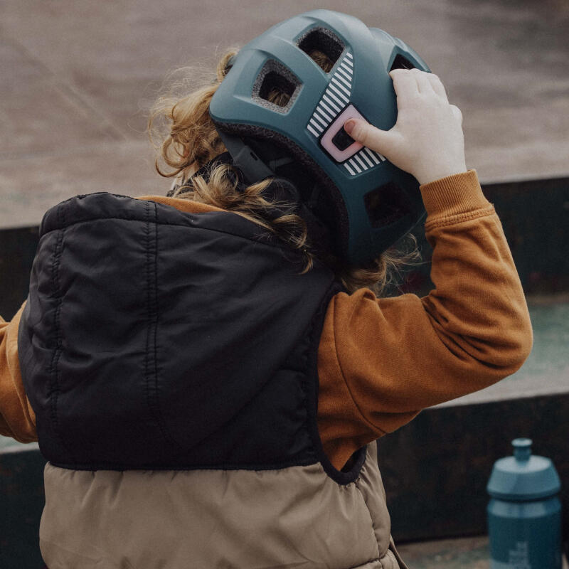 Kask rowerowy dziecięcy z lampką LED Force Zebu 7/7