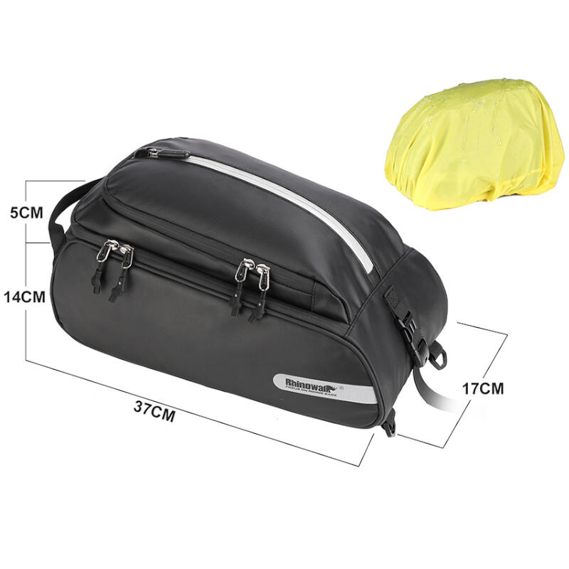 Sakwa rowerowa na bagażnik z paskiem na ramię Rhinowalk RK6203 12L 7/7