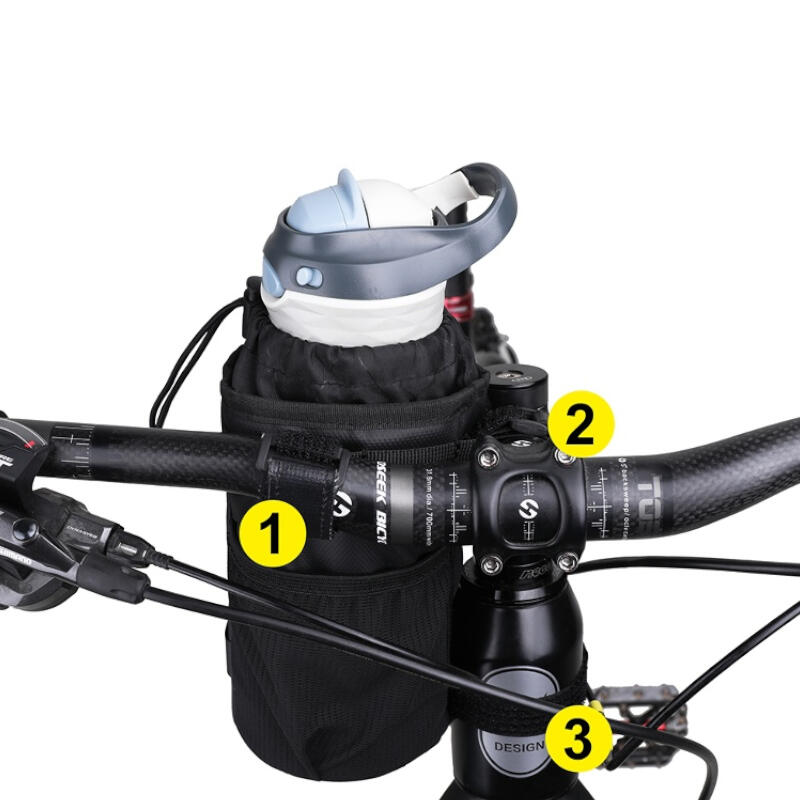 Torba rowerowa na kierownicę termiczna Rhinowalk RK9100 stem bag 4/7