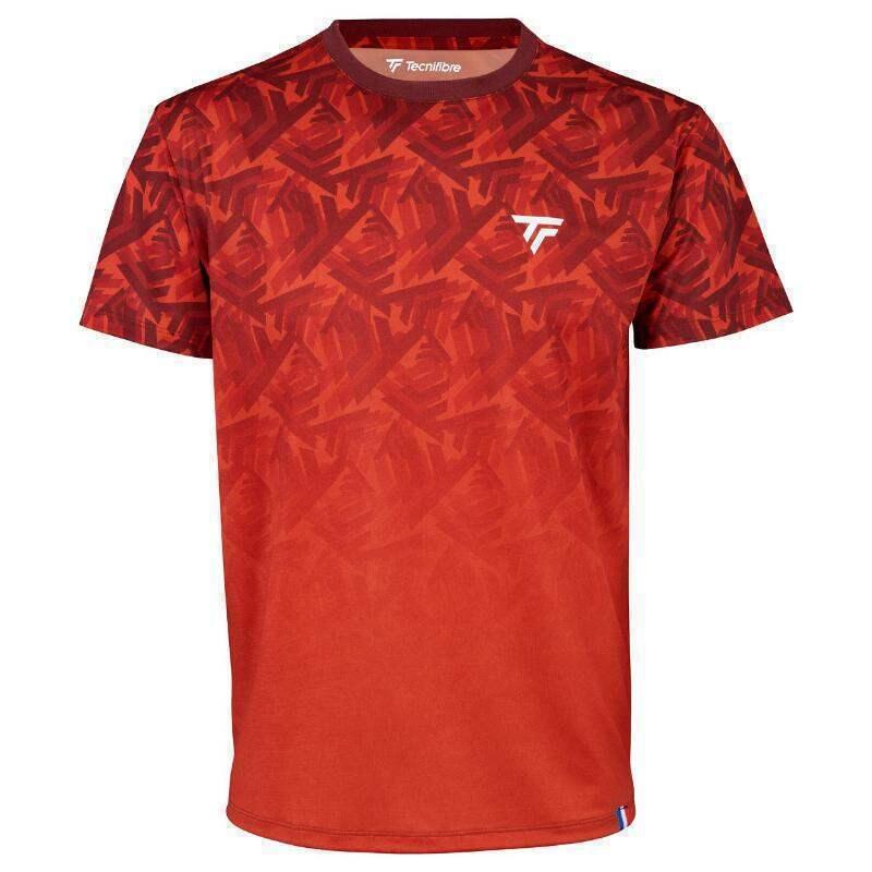 Tecnifibre - Chemise De Tennis Homme Tecnifibre X-loop Tee - T-shirt Manches Courtes - Orange|rouge - S À 2xl - Decathlon