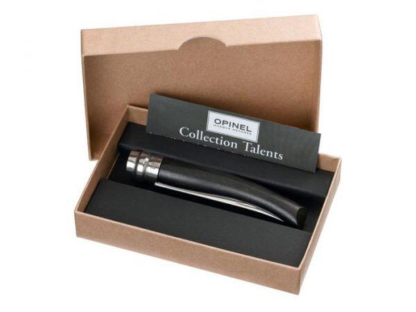 Turystyczny Nóż składany Opinel Slim No.10 INOX Heban Ebony 2/4