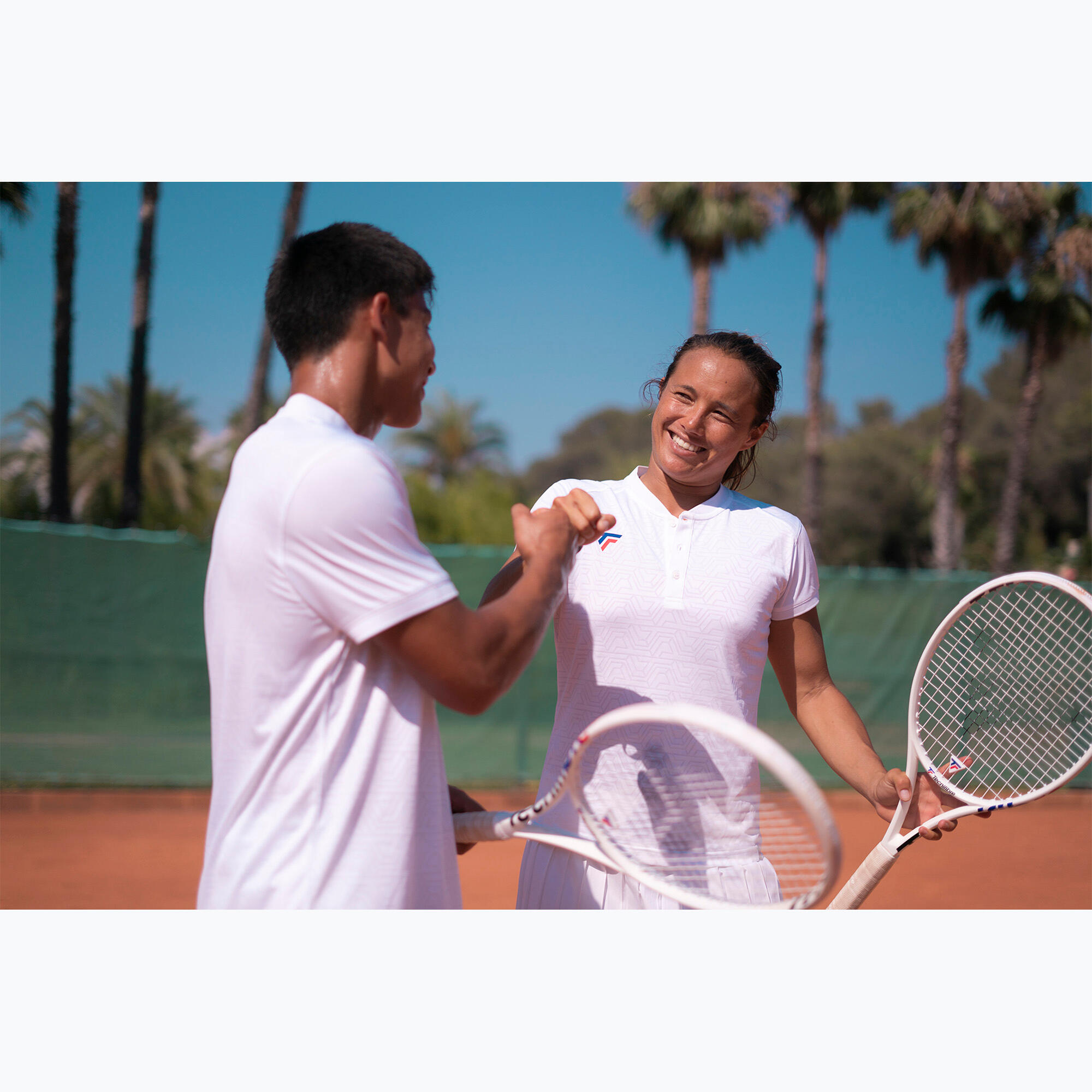 Polo feminina Tecnifibre Team Mesh 5/7