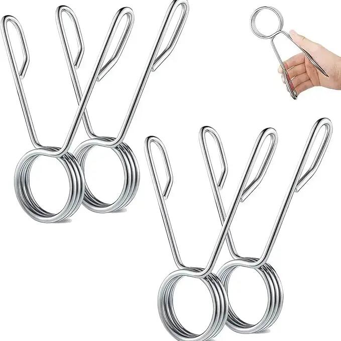 4 Weight Fastener Clamps - 50 mm Collars for Olympic Barbell FF