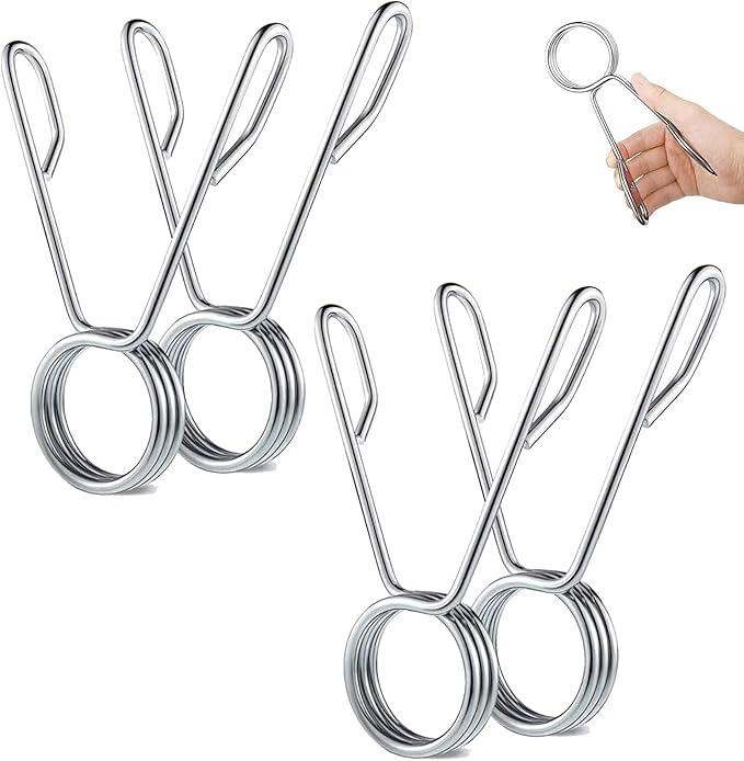 FFITNESS 4 Morsetti Ferma Peso - Collari da 50 mm per Bilanciere Olimpico FF
