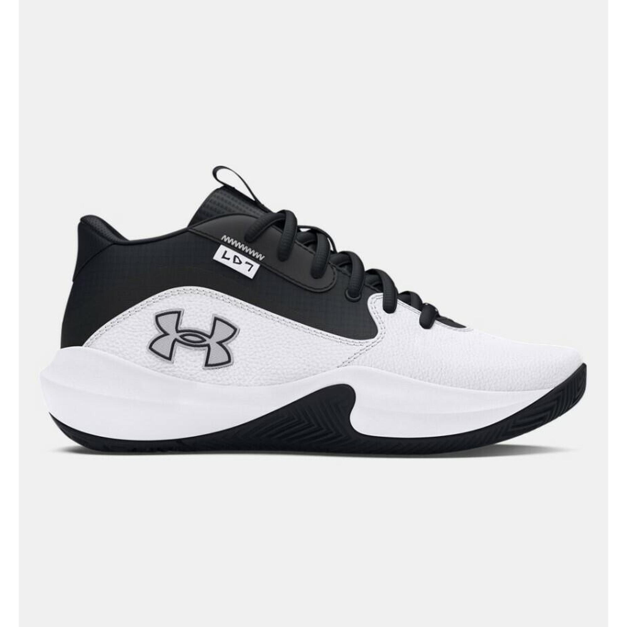 Under Armour - Chaussures De Basket-ball Under Armour Modèle 3028513-102 Pour Unisexe Enfants - Chaussures De Sport - Blanc|multicolore - 38 - Decathlon
