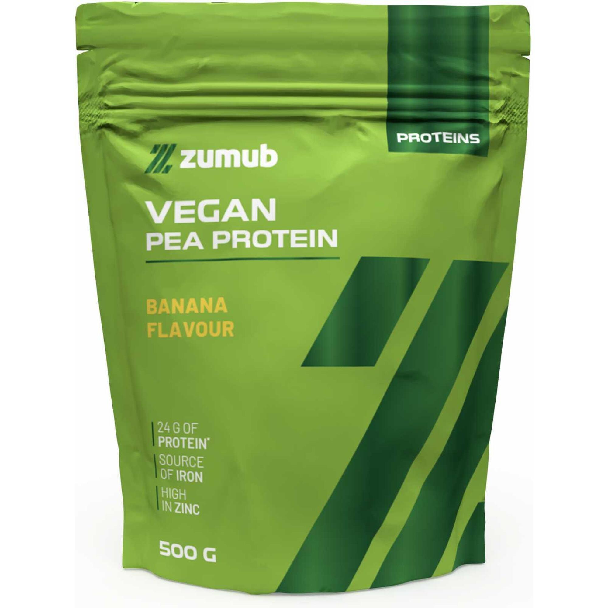 Zumub - Zumub Protéine Végane (protéine De Pois) 500g - Banane - Protéines Végétales - 500 G - Decathlon