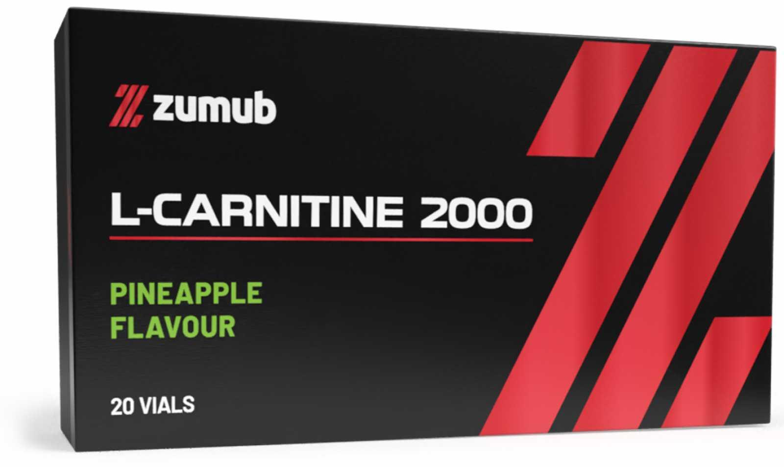 ZUMUB Zumub L-Carnitine 2000 20 ampullen - Ananas