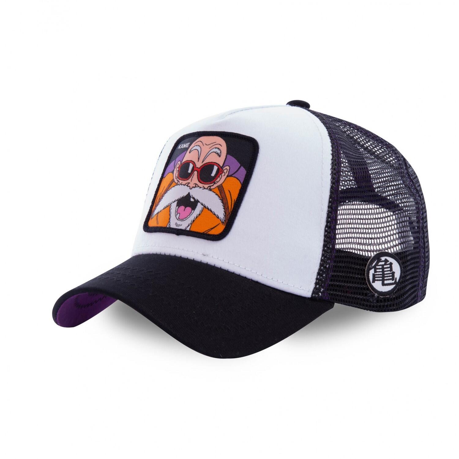 Casquette Dragon Ball Z Kame Blanc et Noir 1/4