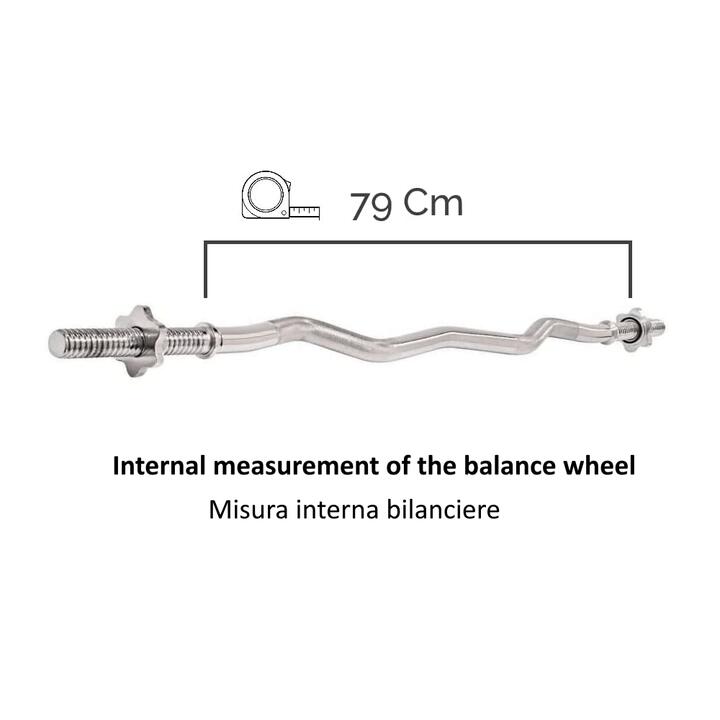 Curl Halterstang 120 cm FF 5/7