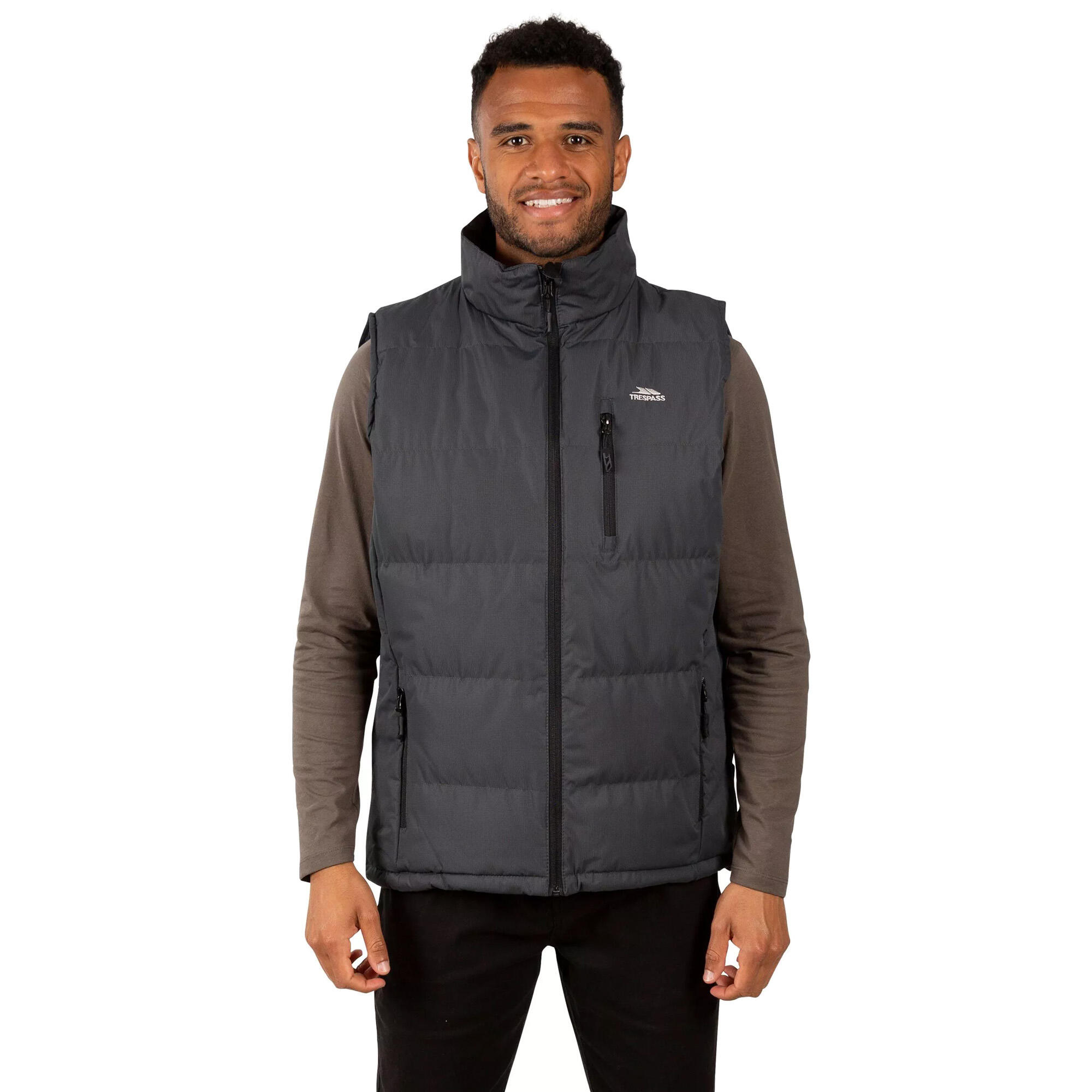 Doudoune Sans Manches CLASP Homme (Gris Foncé) 3/5
