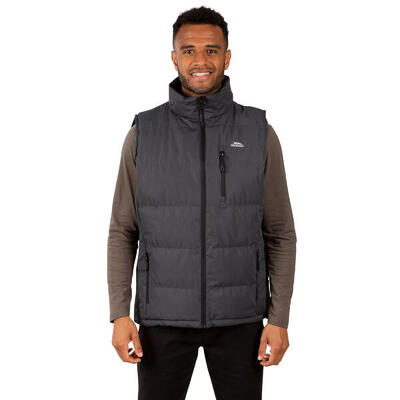 Heren clasp gewatteerde bodywarmer (grijs)