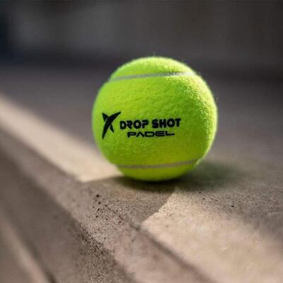 Drop shot toernooipadelballen - wedstrijdkwaliteit voor padelspelers