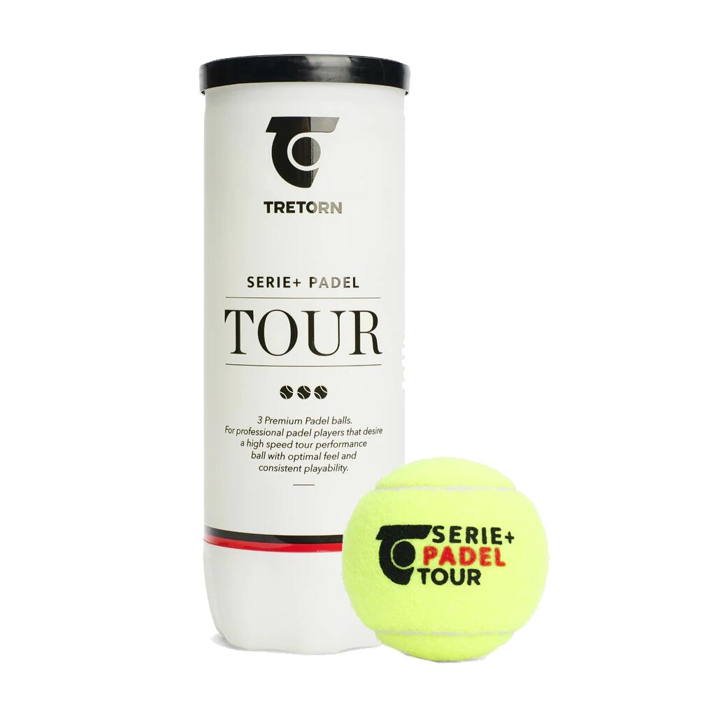 Piłki do padla Tretorn Serie+ Padel Tour 2/3