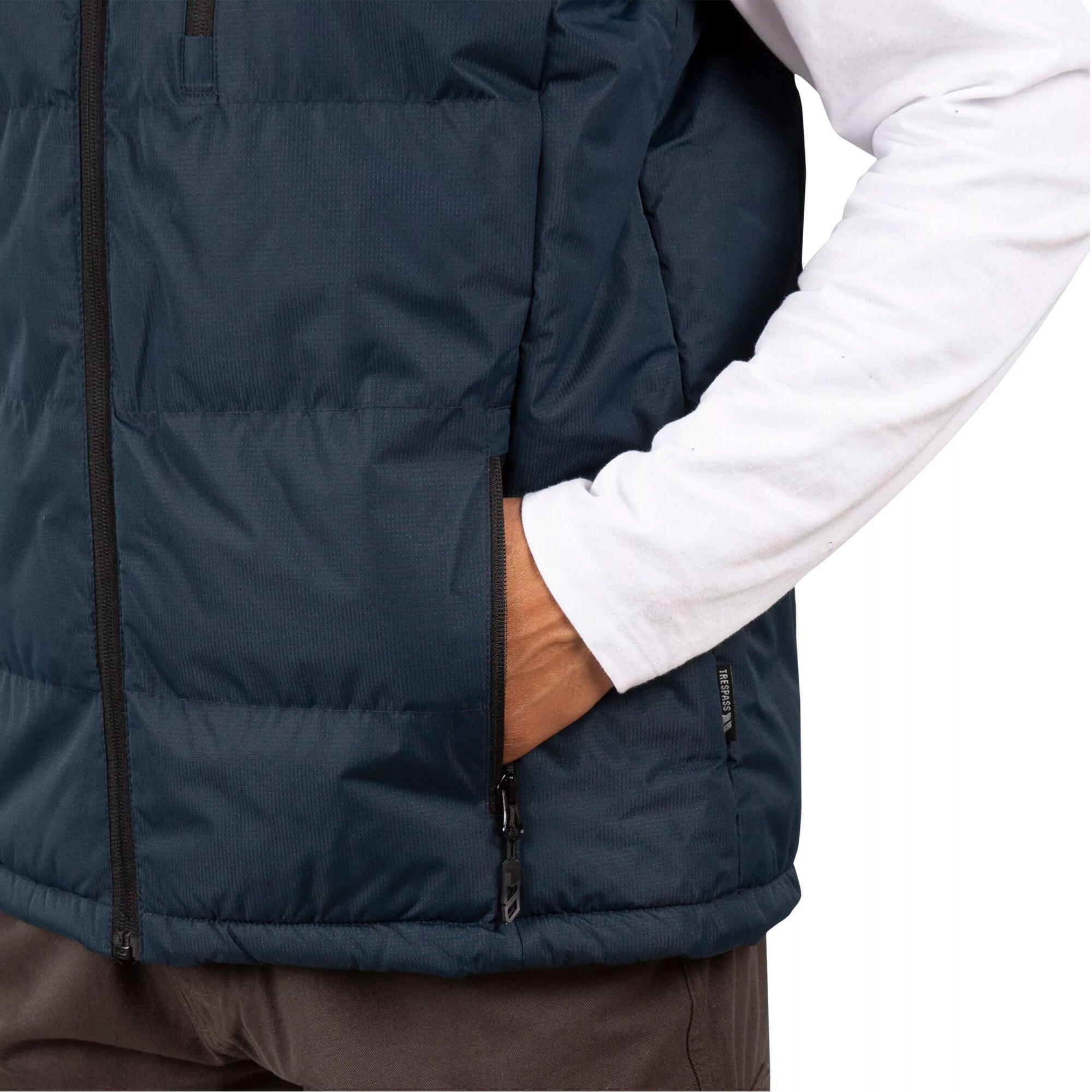 Doudoune Sans Manches CLASP Homme (Bleu Marine) 3/5