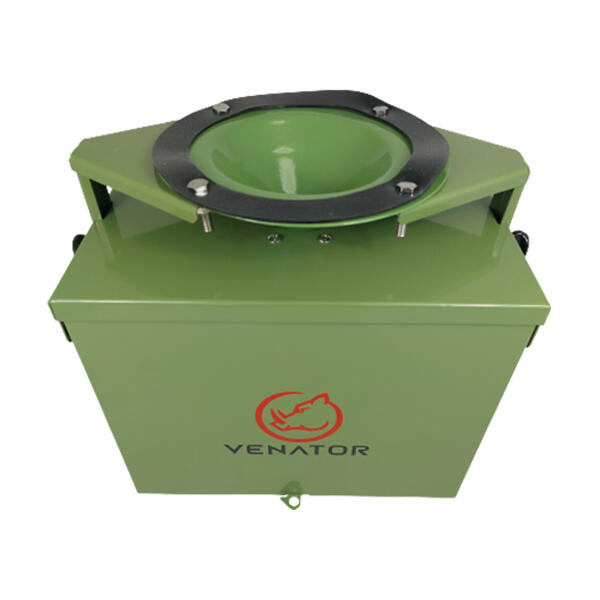 Venator Feed28 12V automatischer Futterautomat - Dual Motor Directional Grün 2/6