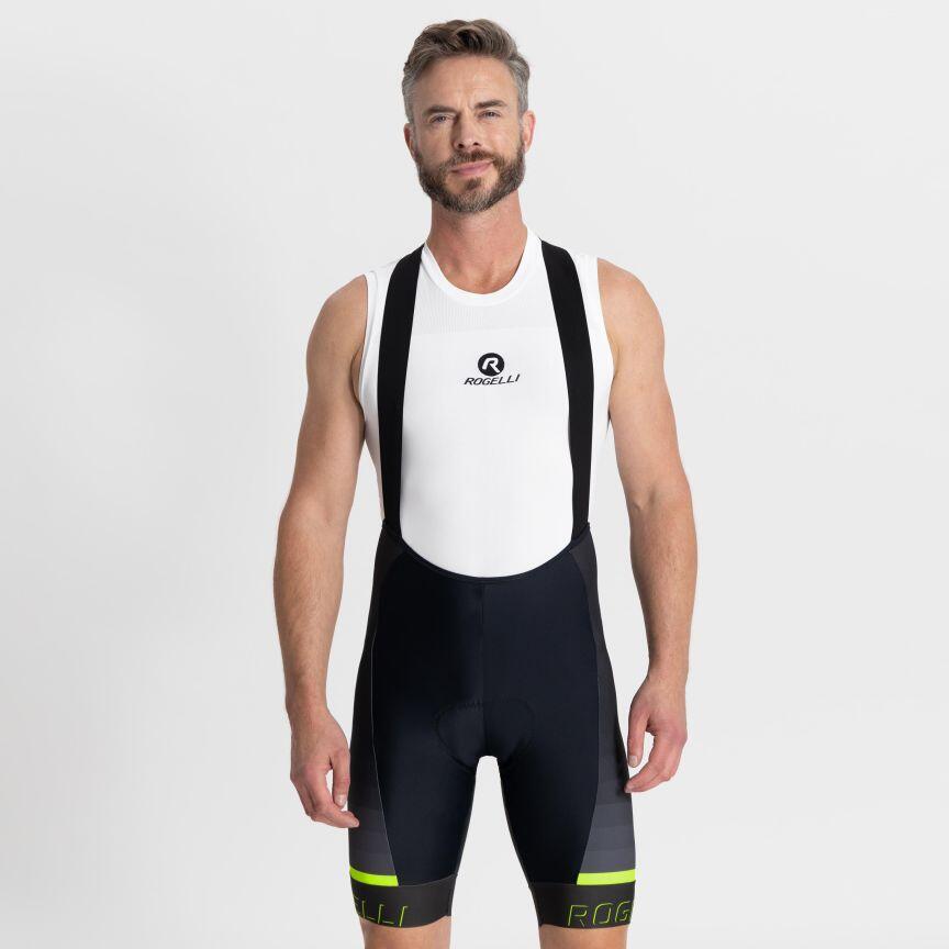 Calças curtas de ciclismo - com suspensórios homem - hero ii