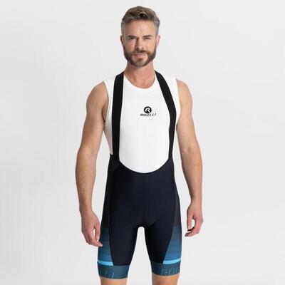 Korte fietsbroek met bretels heren hero ii