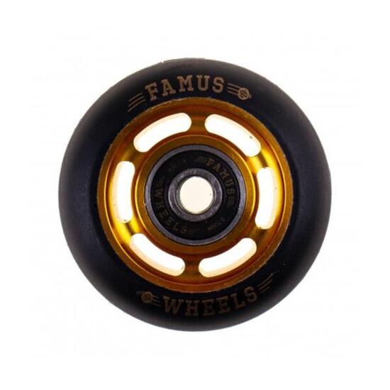 Famus Wiel 6 Spokes 60mm Goud Zwart [x4]