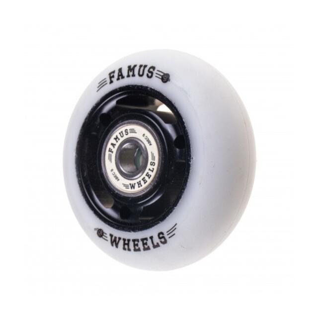 FAMUS Rad 3 Spokes 64mm Schwarz Weiß [x4] 2/4