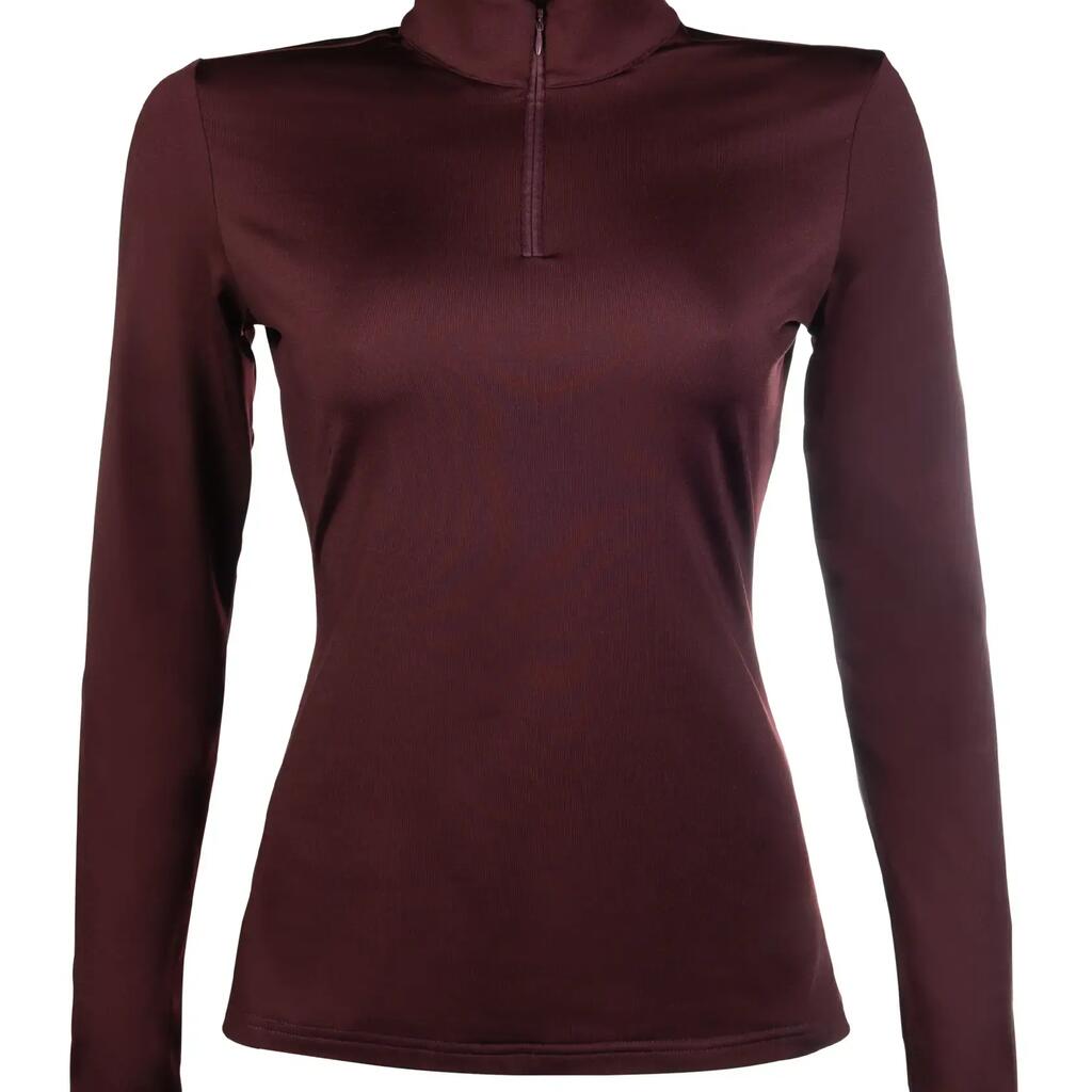 Long Sleeve Riding Jersey HKM Basic