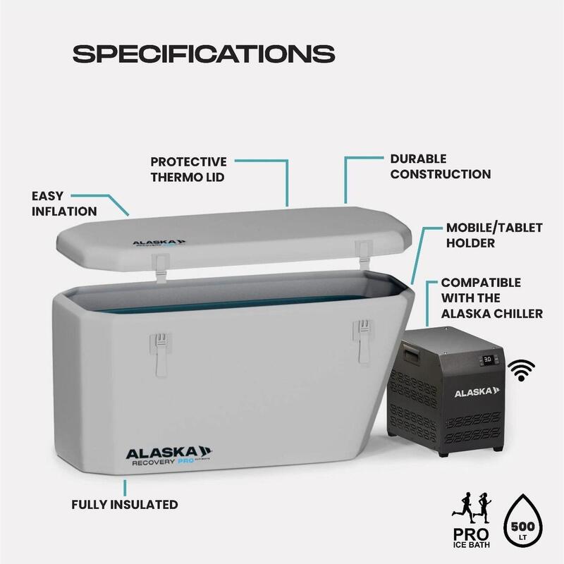 Baie cu Gheață Alaska PRO Ultimate + Mini Chiller – Recuperare Avansată