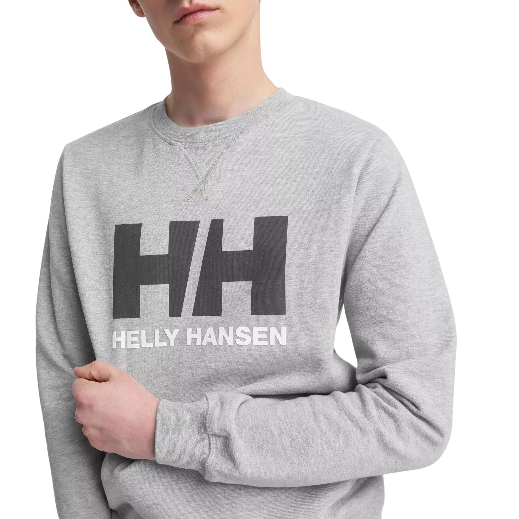 Sudadera Helly Hansen gris sin capucha   HH Logo Crew Sweatshirt 4/7