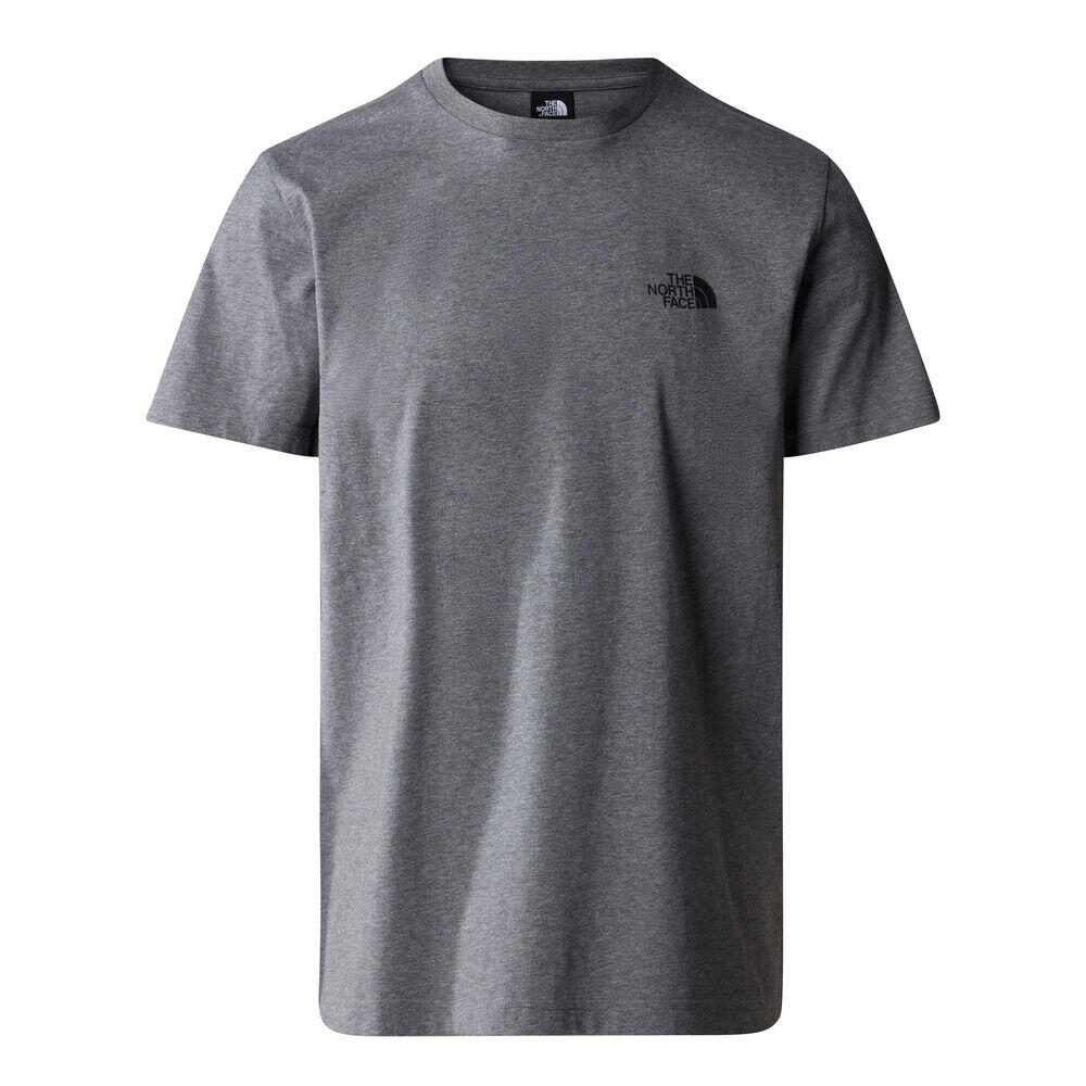 The North Face - T-shirt Homme M S/s Simple Dome Tee - T-shirt Manches Courtes - Gris - Decathlon